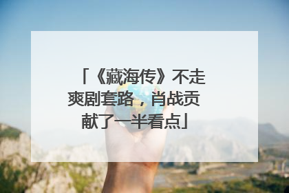 《藏海传》不走爽剧套路，肖战贡献了一半看点