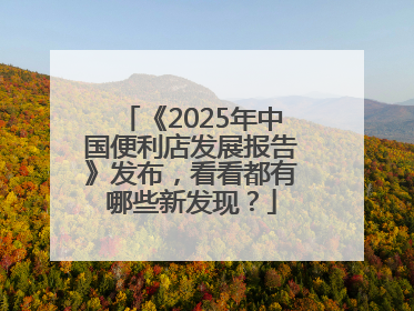 《2025年中国便利店发展报告》发布，看看都有哪些新发现？