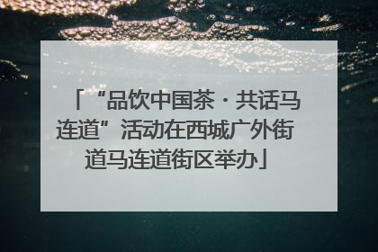 “品饮中国茶・共话马连道”活动在西城广外街道马连道街区举办