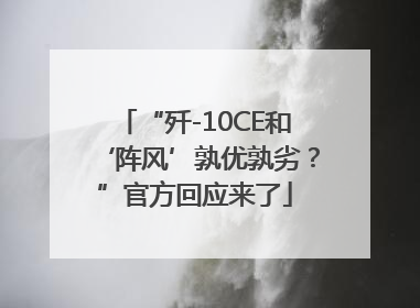 “歼-10CE和‘阵风’孰优孰劣？”官方回应来了