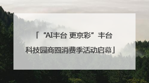 “AI丰台 更京彩”丰台科技园商圈消费季活动启幕
