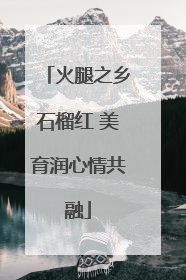 火腿之乡石榴红 美育润心情共融