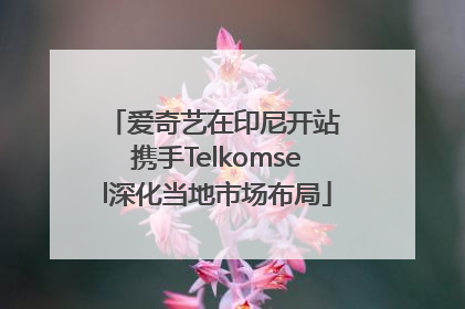爱奇艺在印尼开站 携手Telkomsel深化当地市场布局
