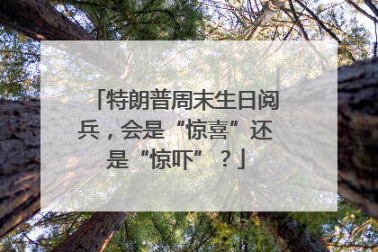 特朗普周末生日阅兵，会是“惊喜”还是“惊吓”？