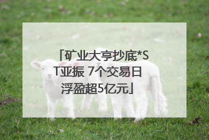 矿业大亨抄底*ST亚振 7个交易日浮盈超5亿元