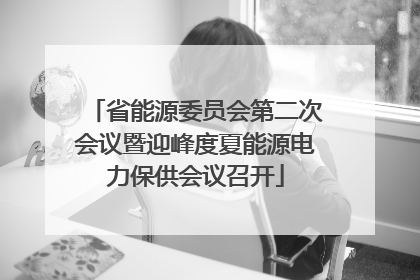 省能源委员会第二次会议暨迎峰度夏能源电力保供会议召开