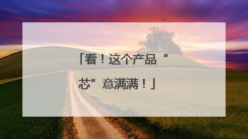 看！这个产品“芯”意满满！