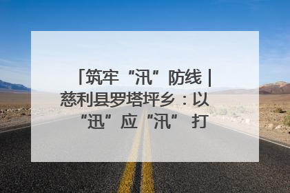 筑牢“汛”防线｜慈利县罗塔坪乡：以“迅”应“汛” 打赢暴雨防御战