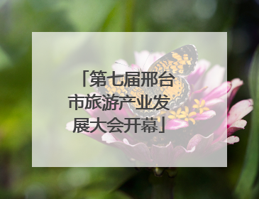 第七届邢台市旅游产业发展大会开幕