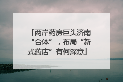 两岸药房巨头济南“合体”，布局“新式药店”有何深意