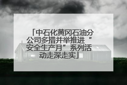 中石化黄冈石油分公司多措并举推进“安全生产月”系列活动走深走实
