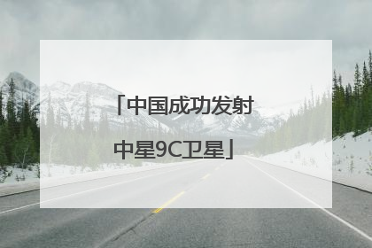 中国成功发射中星9C卫星