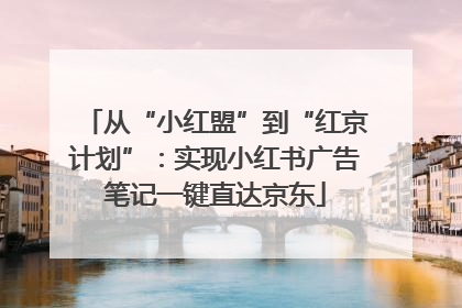 从“小红盟”到“红京计划”：实现小红书广告笔记一键直达京东