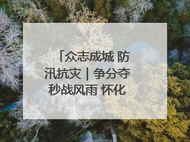 众志成城 防汛抗灾｜争分夺秒战风雨 怀化市全力以赴守护人民群众安全