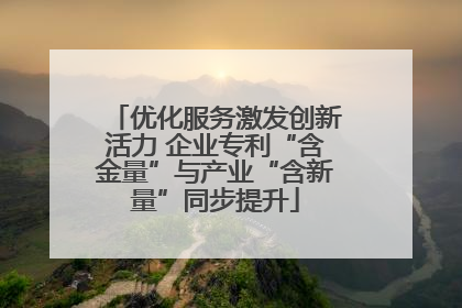 优化服务激发创新活力 企业专利“含金量”与产业“含新量”同步提升