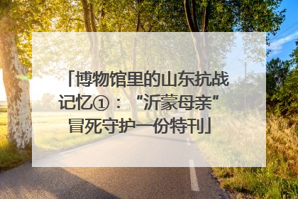博物馆里的山东抗战记忆①：“沂蒙母亲”冒死守护一份特刊