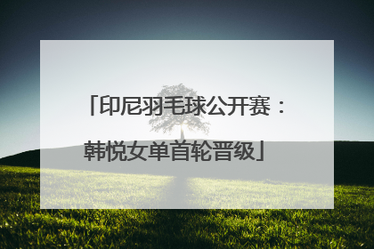 印尼羽毛球公开赛：韩悦女单首轮晋级