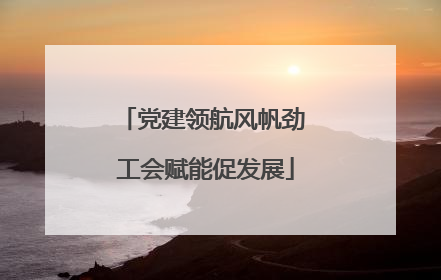 党建领航风帆劲 工会赋能促发展