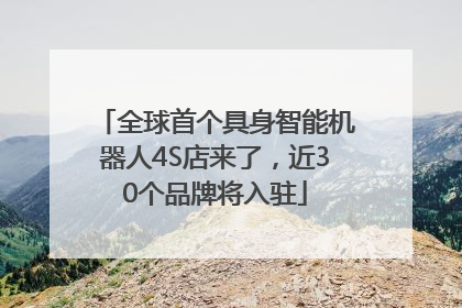 全球首个具身智能机器人4S店来了，近30个品牌将入驻