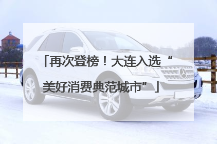 再次登榜！大连入选“美好消费典范城市”