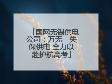 国网无锡供电公司：万无一失保供电 全力以赴护航高考