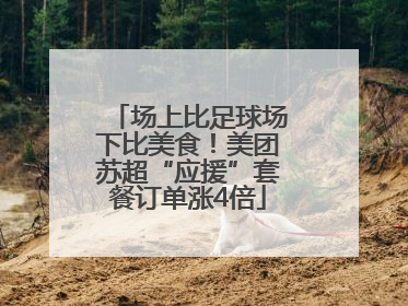 场上比足球场下比美食！美团苏超“应援”套餐订单涨4倍