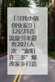 寻找小镇创业家㊱｜12亿抖音流量引来游客20万人次 “襄阳许三多”爆改家乡打造网红村