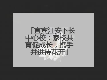 宜宾江安下长中心校：家校共育促成长，携手并进待花开