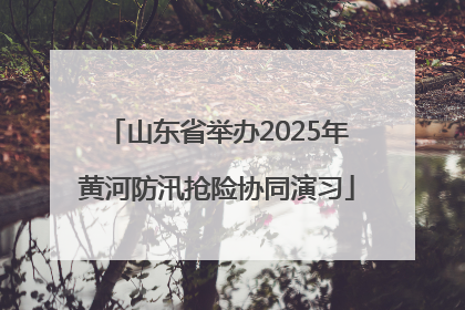 山东省举办2025年黄河防汛抢险协同演习