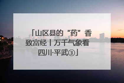 山区县的“药”香致富经丨万千气象看四川·平武③