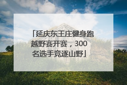 延庆东王庄健身跑越野赛开赛，300名选手竞逐山野