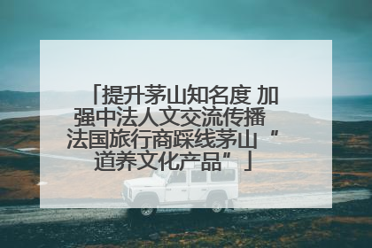 提升茅山知名度 加强中法人文交流传播 法国旅行商踩线茅山“道养文化产品”