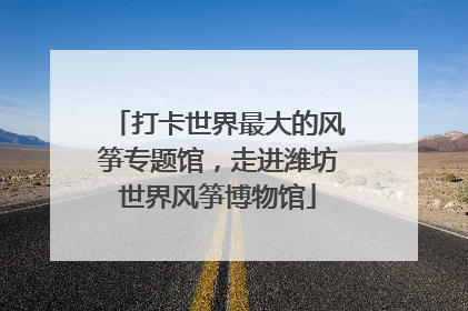 打卡世界最大的风筝专题馆，走进潍坊世界风筝博物馆