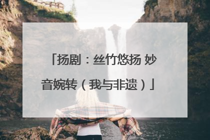 扬剧：丝竹悠扬 妙音婉转（我与非遗）