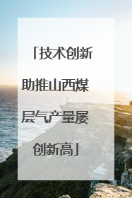 技术创新助推山西煤层气产量屡创新高