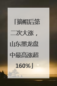 摘帽后第二次大涨，山东墨龙盘中最高涨超160%