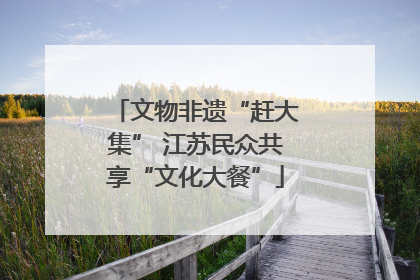 文物非遗“赶大集” 江苏民众共享“文化大餐”
