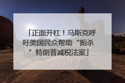 正面开杠！马斯克呼吁美国民众帮助“扼杀”特朗普减税法案