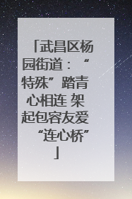 武昌区杨园街道：“特殊”踏青心相连 架起包容友爱“连心桥”