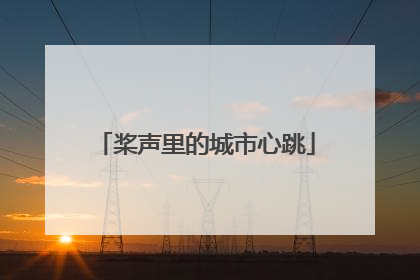 桨声里的城市心跳