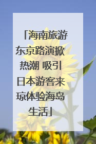 海南旅游东京路演掀热潮 吸引日本游客来琼体验海岛生活