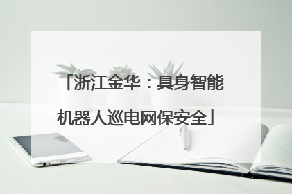 浙江金华：具身智能机器人巡电网保安全