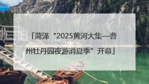 菏泽“2025黄河大集—曹州牡丹园夜游消夏季”开幕