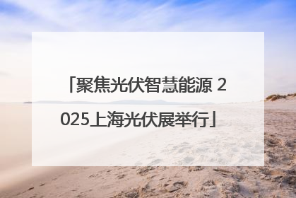 聚焦光伏智慧能源 2025上海光伏展举行