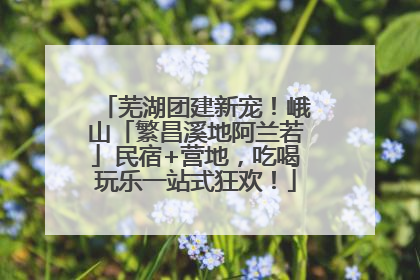 芜湖团建新宠！峨山「繁昌溪地阿兰若」民宿+营地，吃喝玩乐一站式狂欢！