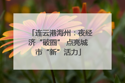 连云港海州：夜经济“破圈” 点亮城市“新”活力
