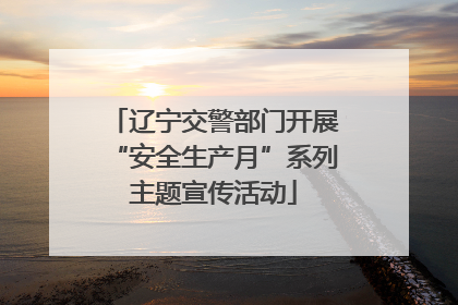 辽宁交警部门开展“安全生产月”系列主题宣传活动