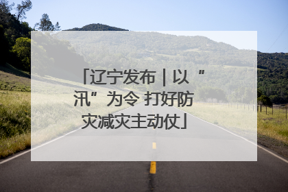 辽宁发布｜以“汛”为令 打好防灾减灾主动仗