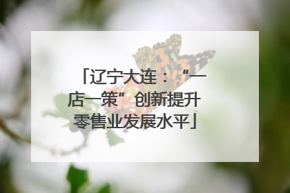 辽宁大连：“一店一策”创新提升零售业发展水平