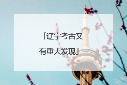 辽宁考古又有重大发现
